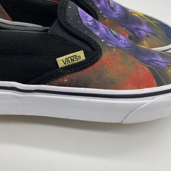 VANS x Marvel Avengers Classic Slip-On Infinity War Thanos Men's 8 Women's 9.5 - Picture 6 of 15